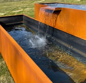Corten Steel Water Feature